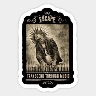 Transcend Through Music Sticker